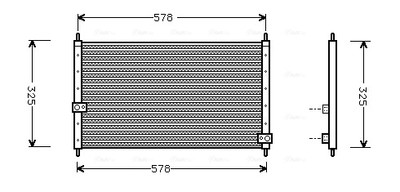 AVA QUALITY COOLING HD5062 Kondensator, Klimaanlage für HONDA