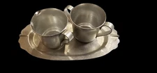 Color Craft Anodized Aluminum Sugar & Creamer Set - Vintage