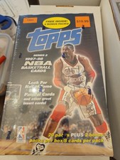 Topps 1997-98 NBA Basketball Series 2 Sealed Trading Card Box 20 plus 2 bonus pk