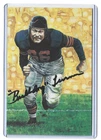 Goal Line Art Card - Clyde Turner - Gold Seal Autograph #/100