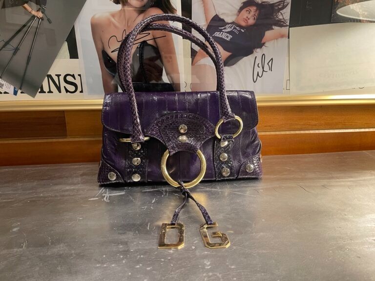 Dolce & Gabbana Python & Eel Skin Ring Satchel (D… - image 9