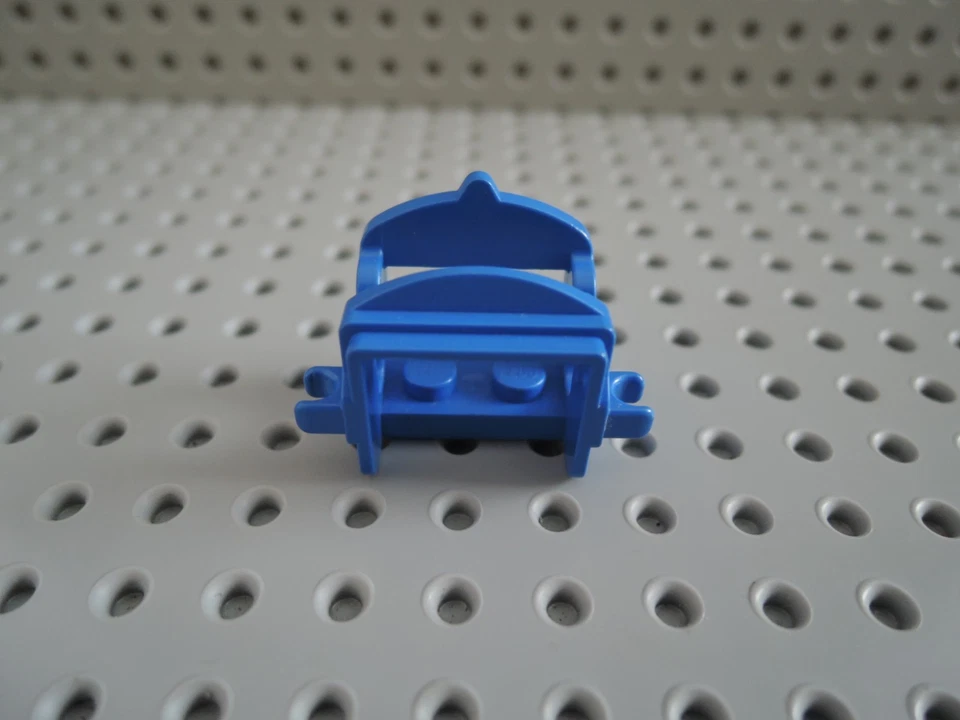 Lego 1 x Pferd Sattel 4491b 2 seitliche Clips blau - Bild 1 von 1