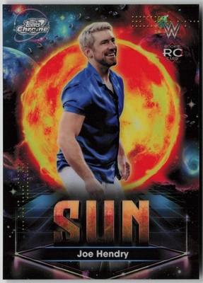 2026 Topps Cosmic Chrome WWE Joe Hendry RC PPS-12 Rookie Sun Planetary Pursuit A