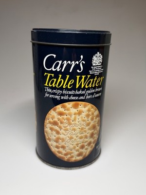 Vintage Carr's Tafel Wasser Keksdose - 80er Jahre