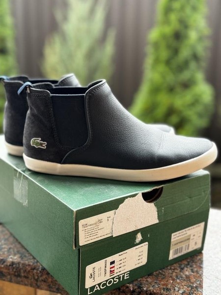 Women Lacoste Boots Navy Suede 38 #9ZWM