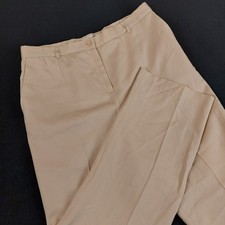 Pendleton 100 Virgin Wool Lined Trouser Women's Size 12 Fit 34x29 Beige