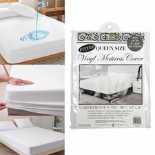 Premium Queen Size Mattress Waterproof Fitted Bed Cover Soft Protector Anti Dust