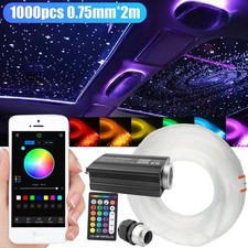 1000pcs Fiber Optic Car Home Headliner Star Light Kit Twinkle Roof Ceiling Light