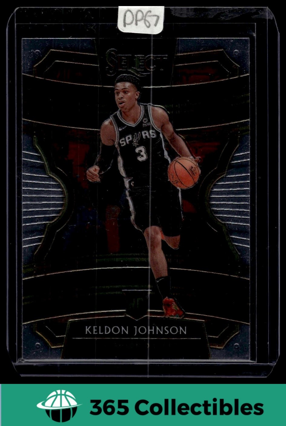 2019-20 PANINI SELECT NBA Keldon Johnson RC #45 Basketball Spurs