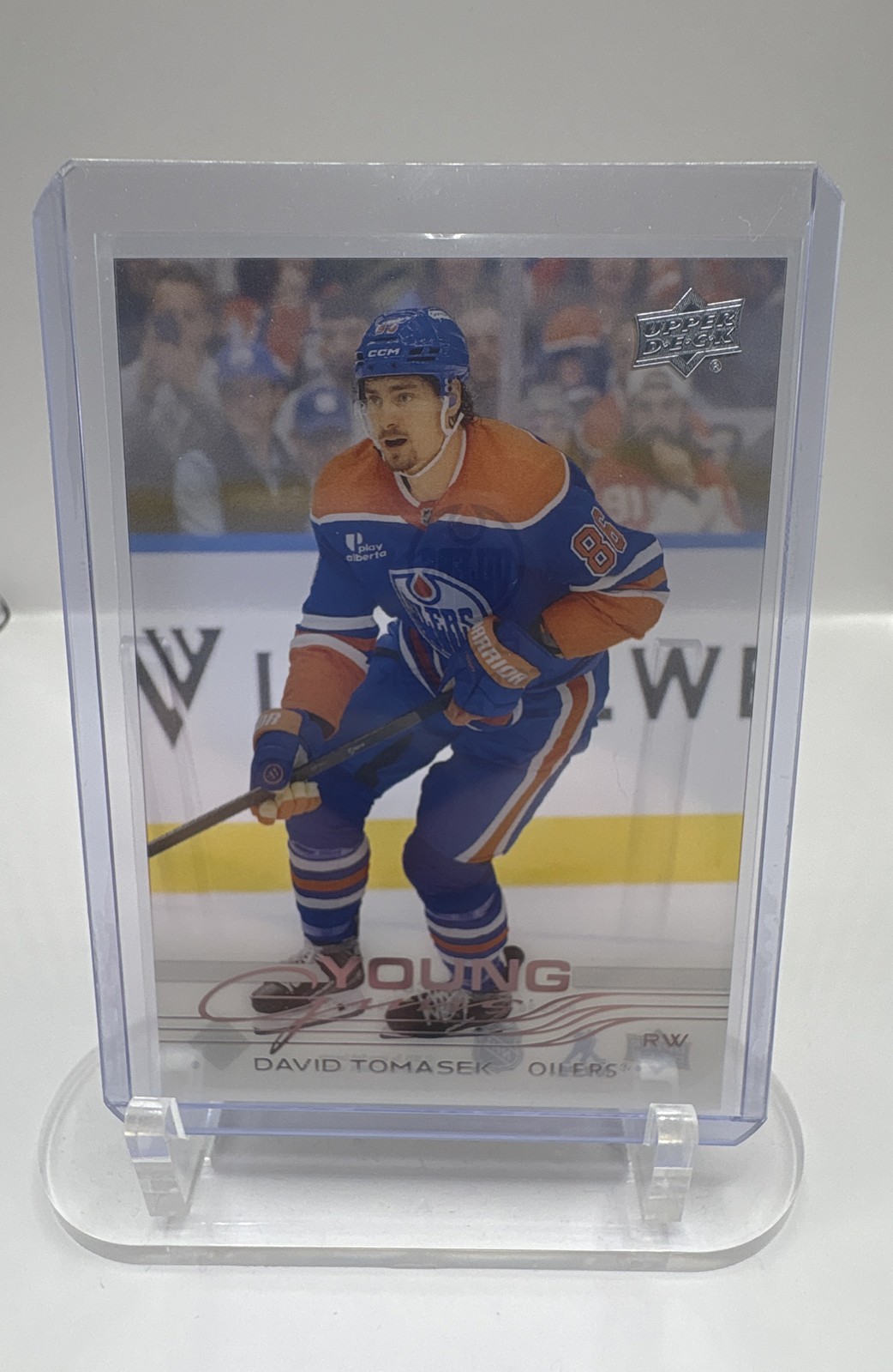 2025-26 Upper Deck Series 2 - Young Guns David Tomasek #481 Clear Cut (RC)