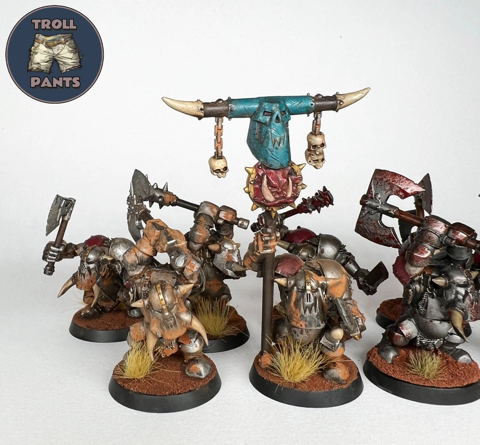 Warhammer Age of Sigmar - Orruk Warclans - 10 Black Orks - Image 3 of 4