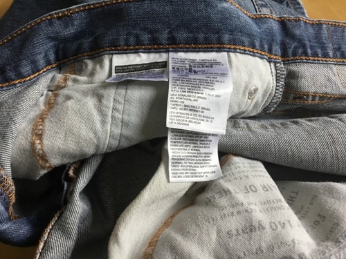 LEVI'S 559 W36 L30 Used Jeans Blue Denim Relaxed Straight.Free postage in the UK - Picture 19 of 24