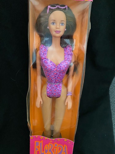 Barbie FLORIDA TERESA Vacation Doll Purple Swimsuit 1998 Mattel # 20537 NEW - Picture 10 of 10