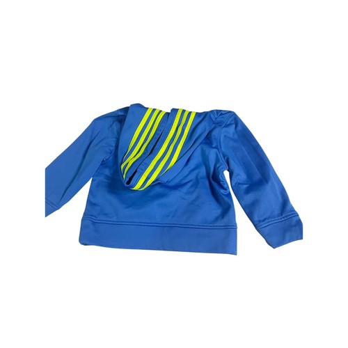 Adidas Kids Size 4 Hoodie Sweatshirt Jacket Blue Logo Sporty - Picture 4 of 4