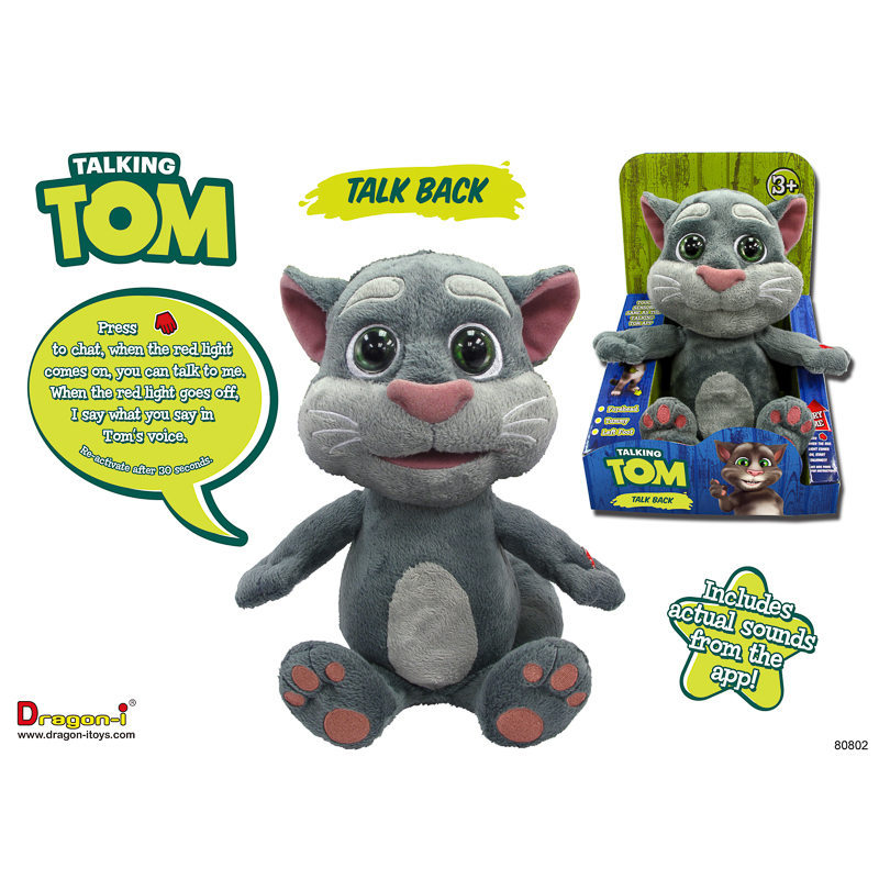 talking tom teddy bear