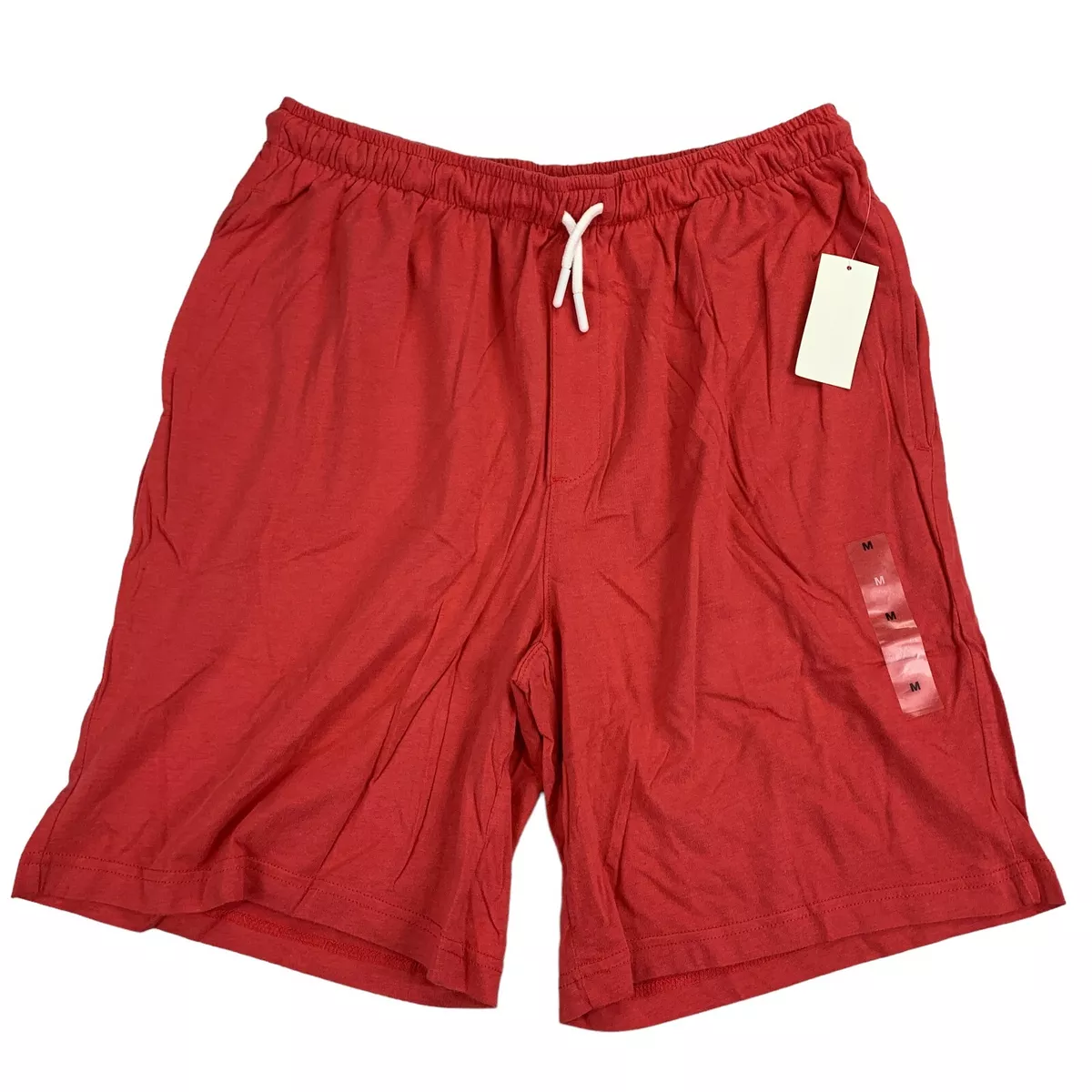 Club Room Mens Soft Cotton Modal Drawstring Pajama Shorts Red M eBay