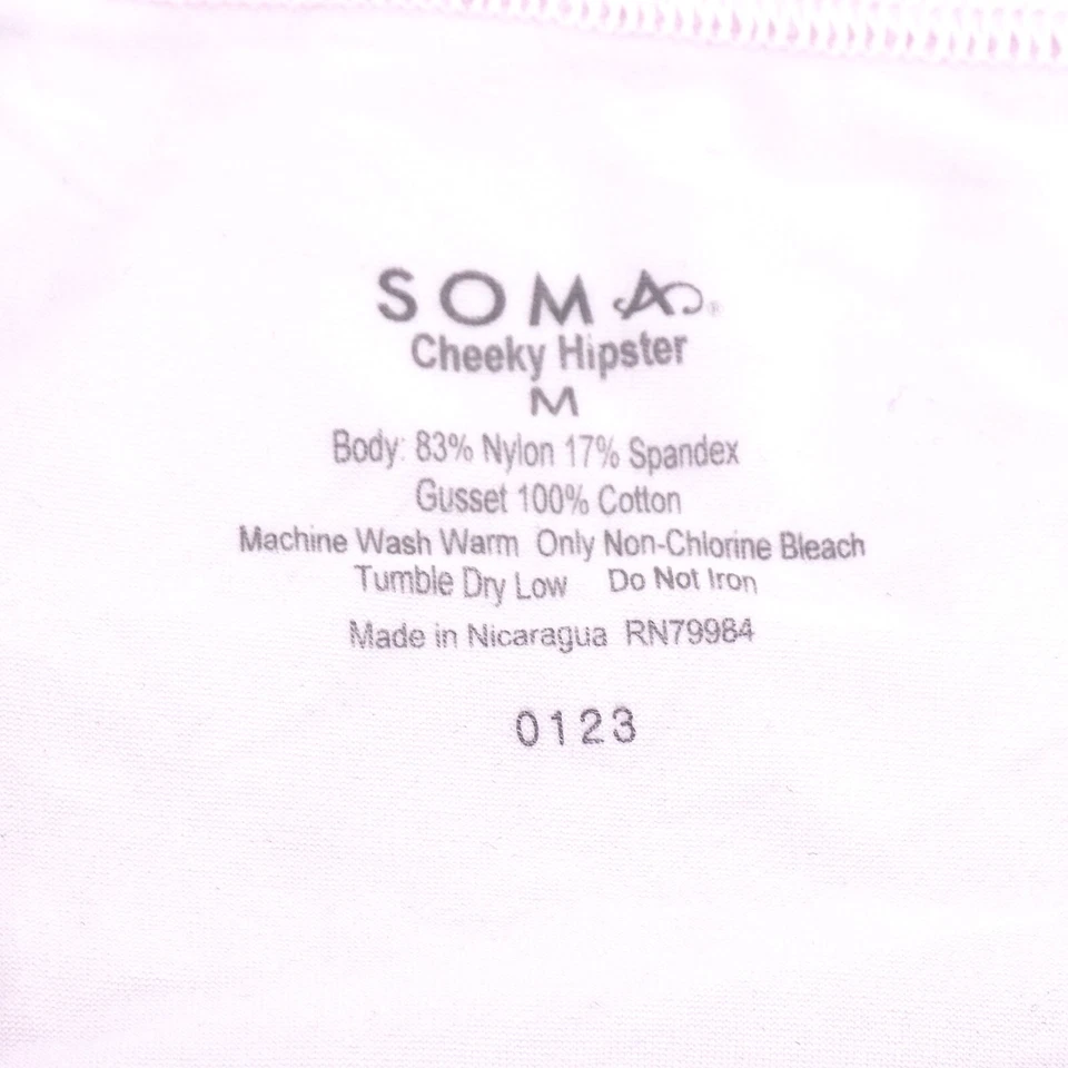 Soma Intimates Vanishing Edge Micro Cheeky Hipster ~ Rosa Fiesta ~ Talla: M (NUEVO CON ETIQUETAS) Foto 3 de 4