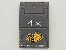 GameCube Memory Cube 4x Mad Catz memory Black Nintendo 4X Memory Card