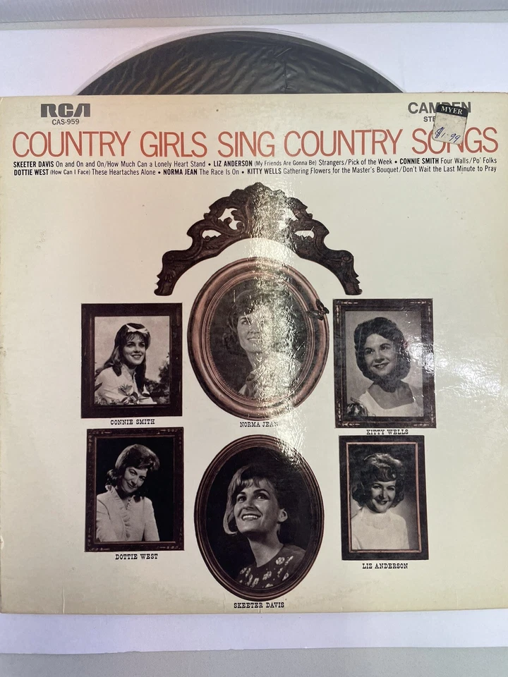 Country Girls Sing Country Songs Vinyl Record LP 1966 RCA Camden LP AUS Press. - Image 3 of 4