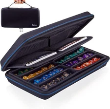 SIQUK Dice Case DND Dice Box Dice Storage Case Dice Organizer Holder with Handle