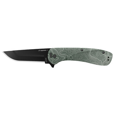 Outdoor Edge Razor VX1 Folding Knife 3'' Plain Edge Aluminum Handle  VX130C-C
