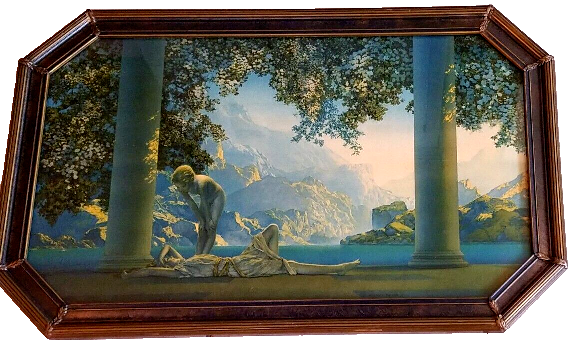 アート・デザイン・音楽 The Collectible Maxfield Parrish Original c1923 Maxfield Parrish Litho Titled