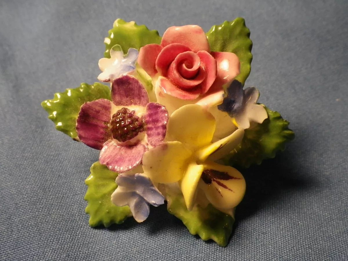 Royal adderley floral best sale brooch