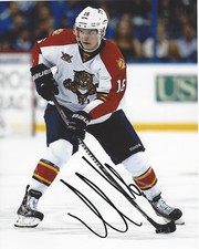 FLORIDA PANTHERS ALEKSANDER BARKOV SIGNED AUTHENTIC 8X10 PHOTO w/COA NHL FINLAND
