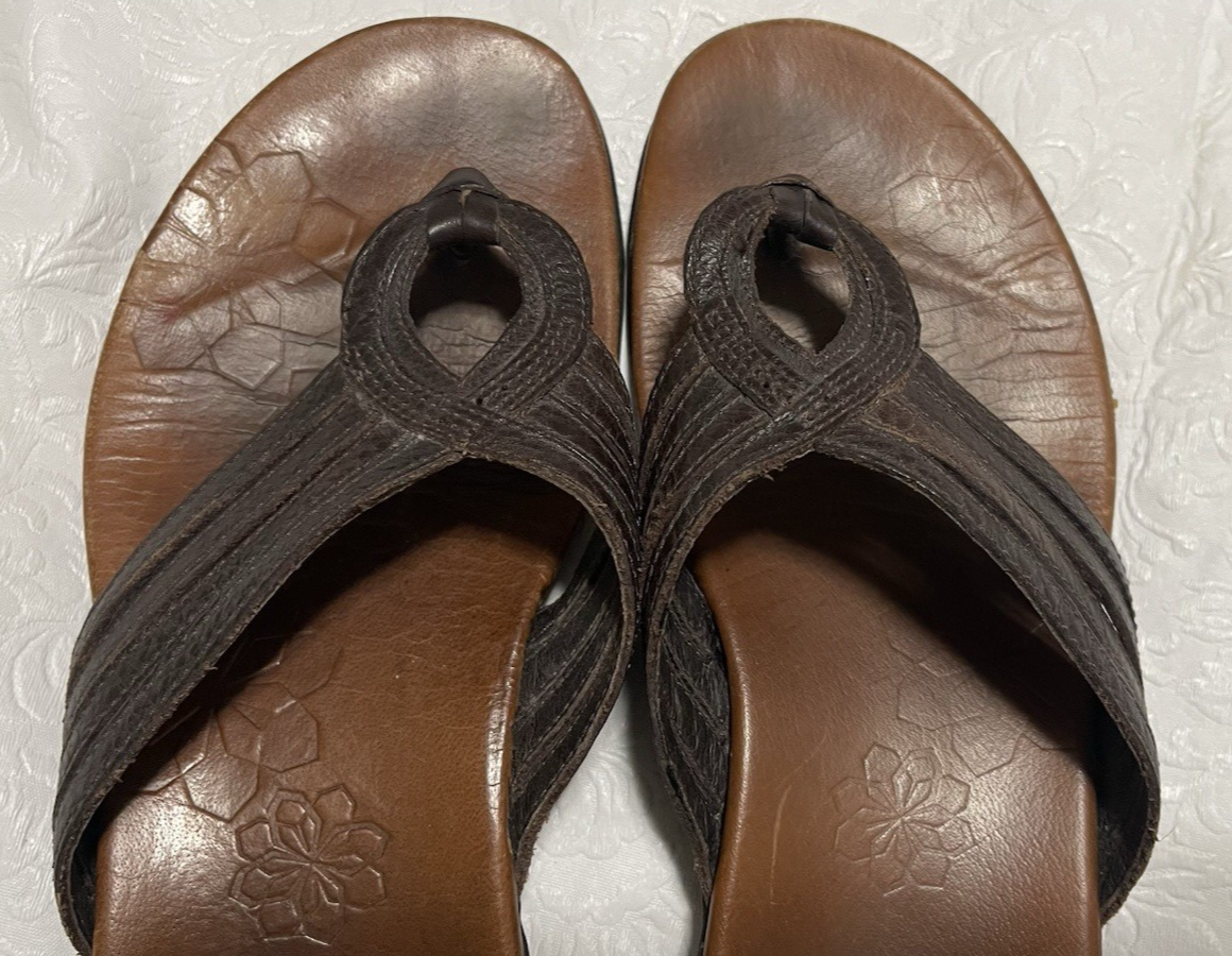 Merrell sandali infradito donna taglia 7*? Cinturino in pelle marrone comodo da passeggio