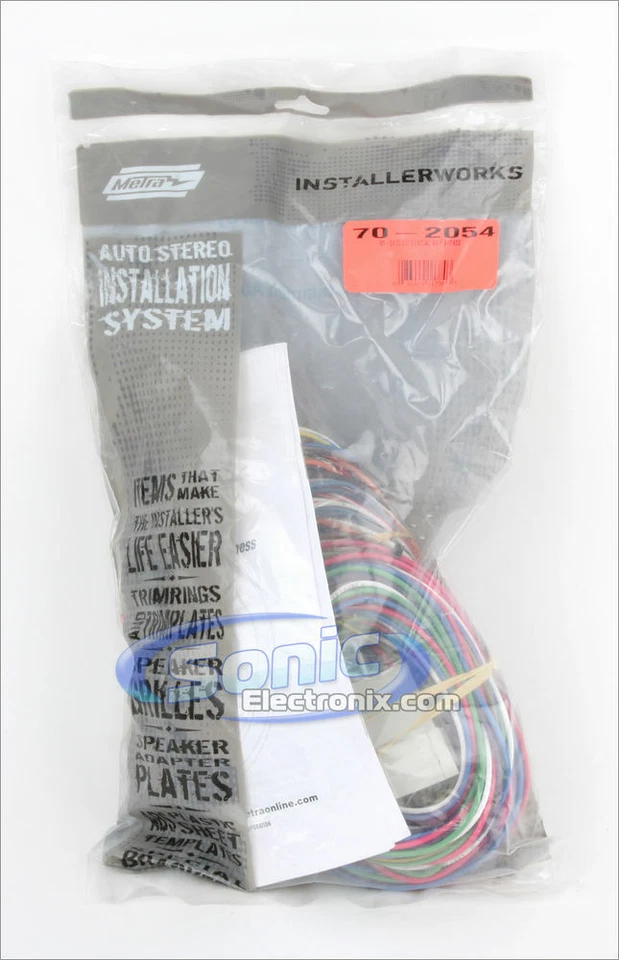 Arnés de derivación amplificador de fábrica Metra 70-2054 para vehículos GM seleccionados 1998-2004 Foto 2 de 2