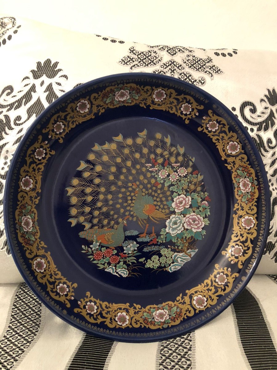 Assiette à Dessert Ancienne Tabsil Taous Hour – Bleu – Style Art Déco – 1700-1749