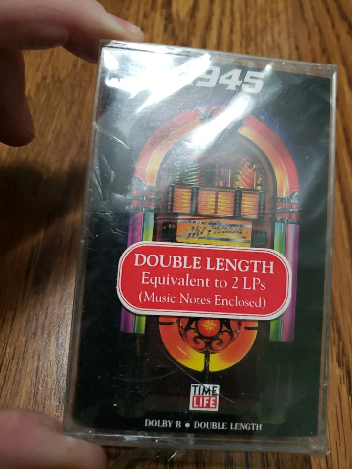 Your Hit Parade 1945 TimeLife Double Length Cassette Hype Sticker Cracks In Case - Image 2 of 4