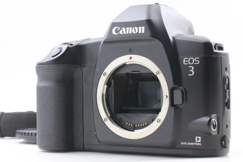 [Near MINT w/Strap] Canon EOS 3 EOS-3 SLR 35mm Film Camera Black Body From JAPAN
