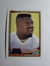 DAVID FULCHER 1991 TOPPS FOOTBALL CARD # 250 D7973