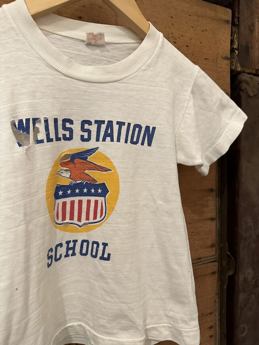 Vintage 50s Champion Running Man T Shirt Kids Size 10 Wells Vintage 50s Champion Running Man T Shirt Kids Size 10 Wells