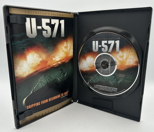 U-571 DVD Collector’s Edition Matthew McConaughey Bill Paxton Free Shipping 2000 - Picture 3 of 3