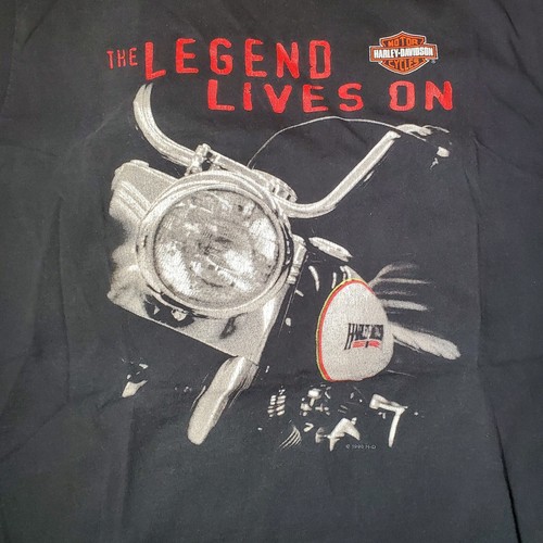 Vintage Harley Davidson Sleeveless 1996 The Legend Lives On XL West Coast Naples - Bild 3 von 9