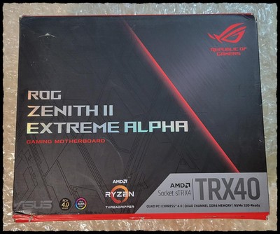 ASUS Zenith II Extreme Alpha Threadripper 3970x G.Skill 128GB 3200MHz C14 B-Die
