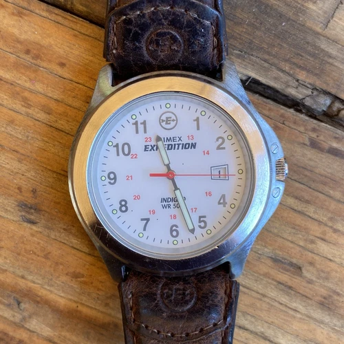 Timex Expedition Metal Field 40mm Leather Strap Watch