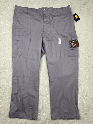 Carhartt Ripstop Classic Fit 8 Pocket Cargo Scrub Pants Gray 3XL XXXL C54108