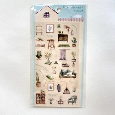 Home Living Room Furniture Stickers Collage Junk Journal Scrapbooking