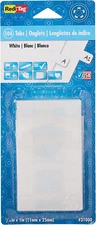 Redi-Tag, RTG31000, Permanent Stick Write-On Index Tabs, 104 / Pack , White
