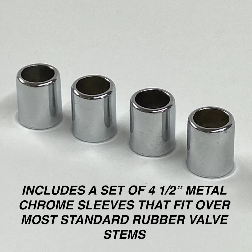 Play Boy Playboy Chrome Metal Tire Valve Stem Caps pimp 70's shorty van lowrider - Image 3 of 4