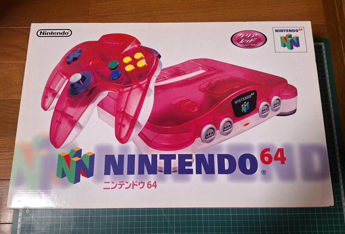 ジャンク扱い》ニンテンドウ64 クリアレッド メモリー拡張パック