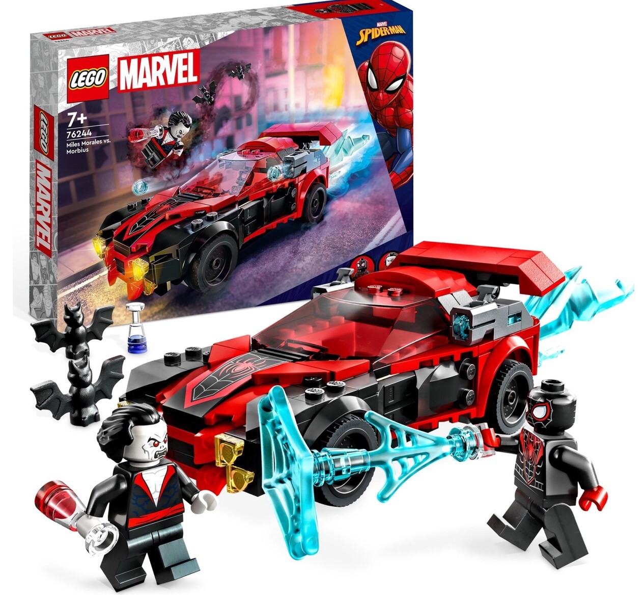 LEGO Marvel Miles Morales vs. Morbius Set 76244