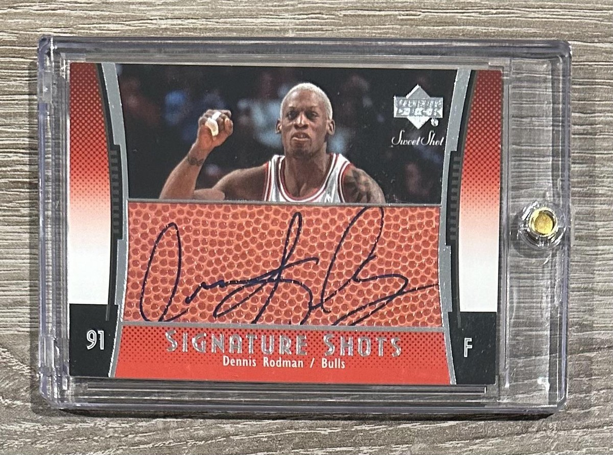 2004-05 Upper Deck Sweet Shot #SS-DR Dennis Rodman Signature Shots
