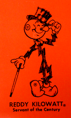 vintage REDDY KILOWATT in Top Hat DOUBLE deck of playing cards