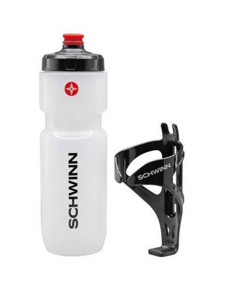 NEW Schwinn 26 Oz Water Bottle with Cage eBay