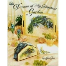 Painting Dreams of My Fragrant Garden Jan Fox Elegant Floral Viking Folk Art NEW