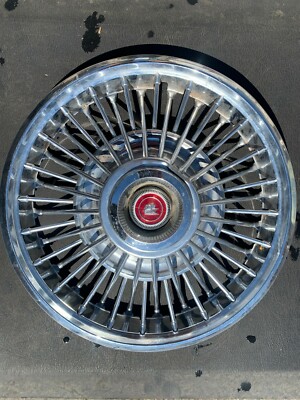 OEM Ford 14'' Wire Spoke w Emblem Hub Cap Wheel Cover 1968 Comet